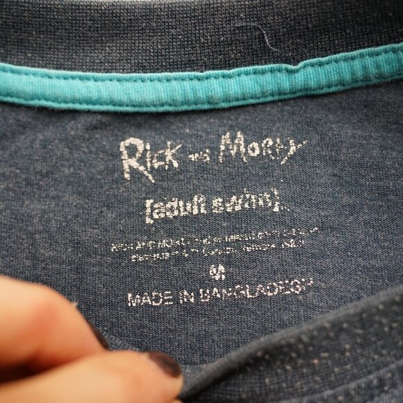 Mens Rick & Morty Adult Swim T-Shirt, Size Medium - Picture 3 of 5